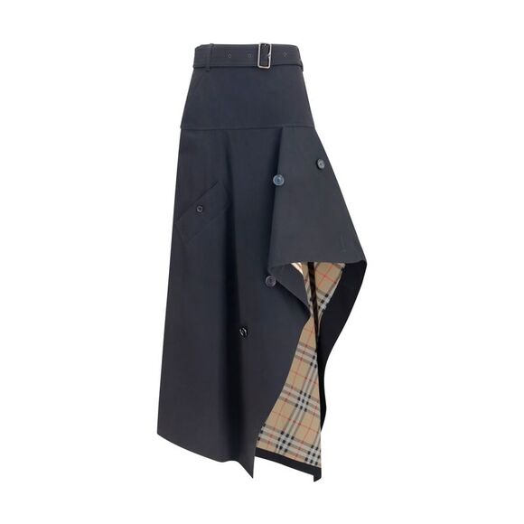 BURBERRY Dresses & Skirts - Burberry Women Heather Asymmetric Skirt
